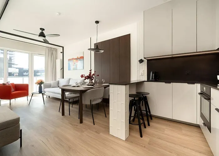 Apartament Prestiżowe Z Widokiem Na Rzekę I Parkingiem By Renters Prestige