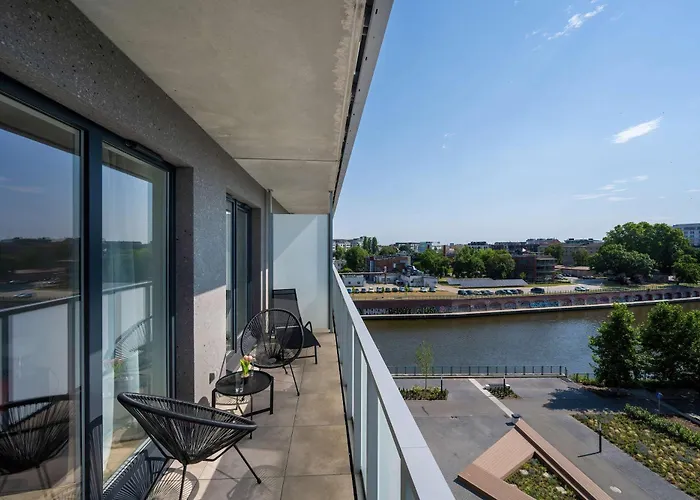 公寓 Prestizowe Z Widokiem Na Rzeke I Parkingiem By Renters Prestige